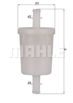Фильтр топливный отопителя KL260OF MAHLE KNECHT