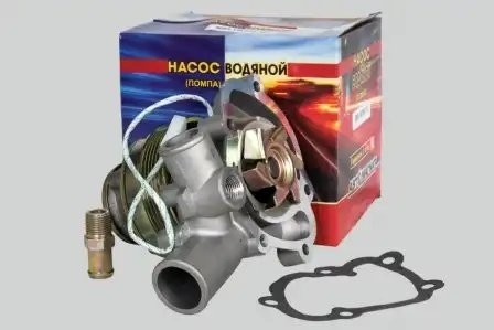 Насос водяной ГАЗ дв.ЗМЗ-40524 ЕВРО-3 с электромуфтой (диметр трубки 41 мм)  АВТ 4063-1307007-10 AVTOMAGNAT