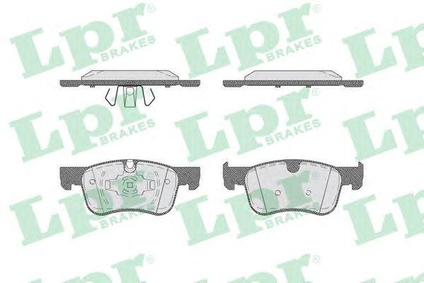 Колодки тормозные дисковые 05P1852 05P1852 LPR
