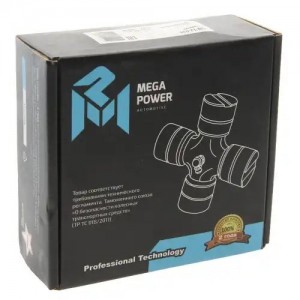 Крестовина КАМАЗ-ЕВРО,УРАЛ вала карданного малая в сборе (50х135мм) (стопорные к 22012025 MEGA POWER