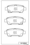 Колодки тормозные дисковые задн. Toyota Previa,Avensis D2198MH D2198MH MK KASHIYAMA