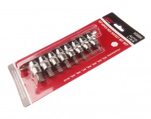 Набор бит-головок 3/8" HEX H3-H10 8 предметов JTC JTC-H308H JTC TOOLS