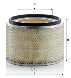 Фильтр воздушный кабины (салонный) C20019 Mann-Filter (AH115833) John Deere C 20 019 MANN FILTER