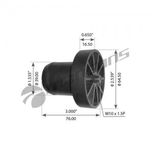 Буфер VOLVO FH12,FH13,FH16,FM9,FM12,FM13 кабины нижний MANSONS 900.042 MANSONS