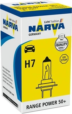 Лампа 12V H7 55W PX26d +50% Range Power 50+ NARVA 483393000 NARVA