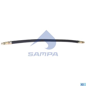 Тормозной шланг (BRAKE HOSE)ПЕРЕДНИЙ МОСТ VOSS 232 MB ACTROS 202243 SAMPA