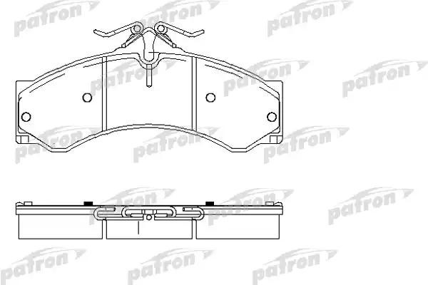 MB SPRINTER 95>/VW LT 96> передние/ задние PBP1043 PATRON