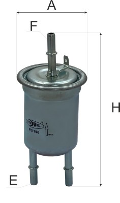 Фильтр топливный FG196 FG 196 GOODWILL