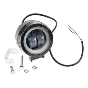 Фара рабочего света 70мм 20W 10-30V с подсветкой круглая MISTAR MIS20W MISTAR