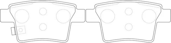 Колодки тормозные задние FORD MONDEO III 09.04-/JAGUAR X-TYPE BP51501 BP51501 SB NAGAMOCHI