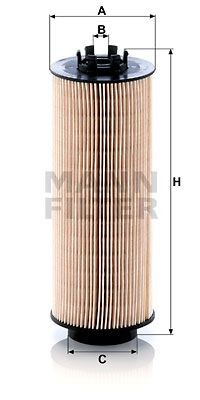 Фильтр топливный E-TECH после 2002 года PU 966-2 X MANN FILTER
