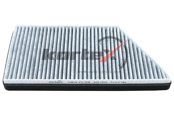 Фильтр салонный PEUGEOT 206 (угольный) KC0155S KC0155S KORTEX