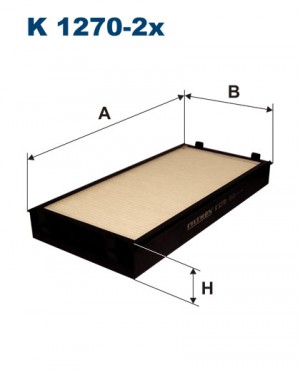 фильтр салона! 2шт BMW X5 3.0i/D/4.8i 07> K12702X FILTRON