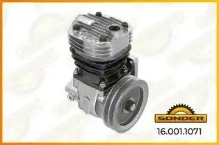 Компрессор воздушный 1 цил. MB OM 355, OM 362, OM 364, OM 366, 0041317401. KNORR 160011071 SONDER