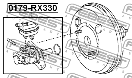 Цилиндр тормозной главный 0179-RX330 FEBEST
