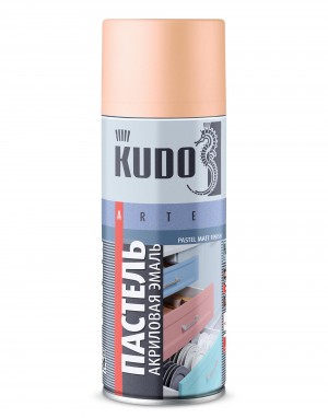 Эмаль акриловая "KUDO" бежевая матовая (520 мл) (аэрозоль) (пастельная) KUA104 KUDO