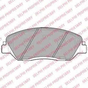 LP2048 колодки дисковые п.\ HyundaiSanta Fe, KIA Carnival 2.7/2.9CRDi 06> LP2048 DELPHI