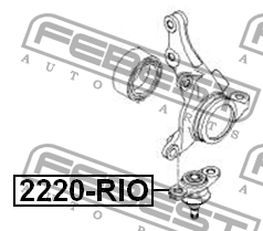 Опора шаровая 2220-RIO 2220-RIO FEBEST