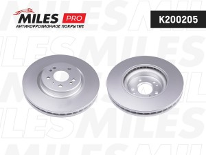 Диск тормозной (серия PRO с антикоррозионным покрытием) MERCEDES ML W164/R W251  K200205 MILES