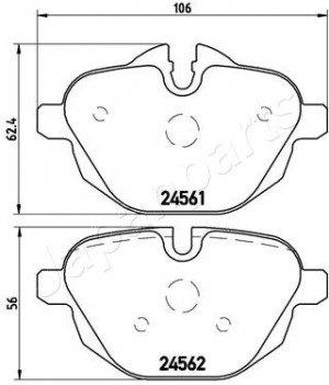 BMW 5-СЕРИЯ F10/F11 (2009>) PP-0112AF JAPAN PARTS GROUP