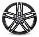 КиК Sayan 16.0 / 6.0J PCD 5x100.00 ET 38.00 ЦО 57.10 Литой / Черный с полированн 76654 K K WHEELS