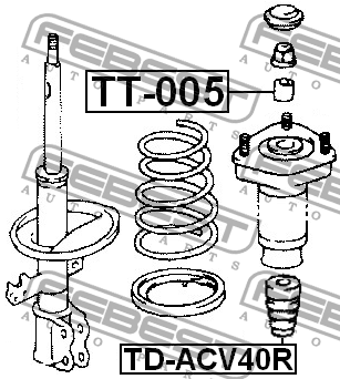 Отбойник амортизатора TD-ACV40R TD-ACV40R FEBEST
