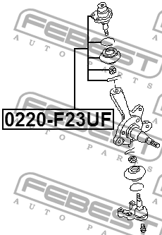 Опора шаровая 0220-F23UF 0220-F23UF FEBEST