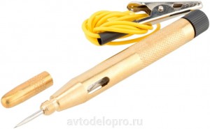 Индикатор напряжения бортовой сети "АвтоDело" (латунь) 40624 AVTO DELO