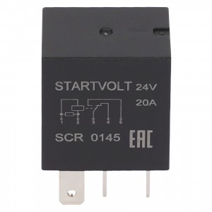 Реле 24V 15A 4 конт. для а/м Sitrak C7H/Howo T5G (14-) (SCR 0145) SCR 0145 START VOLT