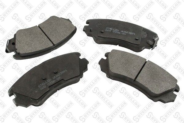 колодки дисковые передние! с антискр. пласт.\Omoda, Hyundai Elantra 1.6-2.0i/1.6 000-035B-SX STELLOX