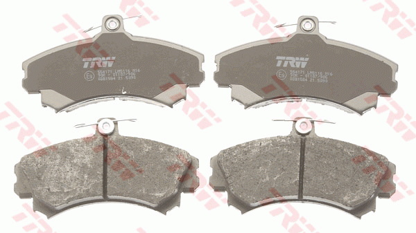 Колодки тормозные MITSUBISHI Colt передние (4шт.) TRW GDB1584 TRW