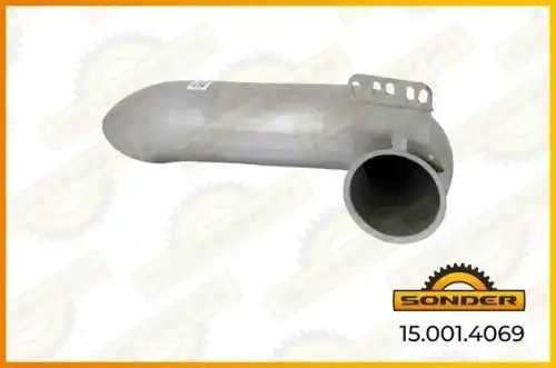 Труба глушителя Scania P/G/R/T серия 150014069 SONDER