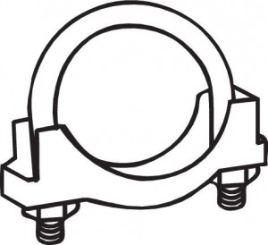 Хомут глушителя FORD Granada (92-94) BOSAL 250-155 BOSAL