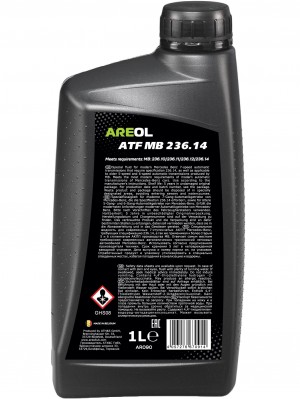 AREOL ATF MB 236.14 (1L) масло трансм.!для совр.7-ступ АКПП красн.,МВMB 236.10/2 AR090 AREOL