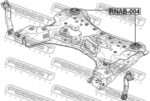 Сайлентблок передн балки RENAULT MEGANE III RNAB-004 RNAB-004 FEBEST