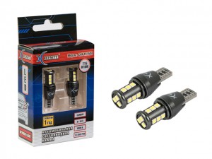 Лампа светодиодная 12V W16W W2.1x9.5d 420Lm блистер (2шт.) XENITE 1009610 XENITE