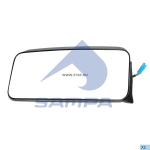 Зеркало основное левое с подогревом и эл.регулировкой (SAMPA OTOMOTIVE) 201204 SAMPA