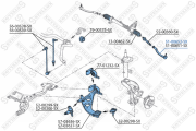 наконечник рулевой левый!\ Mini Cooper all 03> 51-00652-SX STELLOX