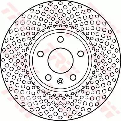 Диск тормозной передний AUDI A4 (B8), A5 (8T_, 8F_), Q5 (8R) DF6015S DF6015S TRW