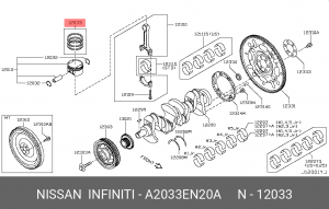 NISSAN X-TRAIL (T31) (2007-2014)/QASHQAI (J10) (20 A2033-EN20A NISSAN