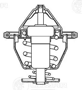 Термостат HYUNDAI Elantra (16-),Sonata EF (05-),Santa Fe (15-) LUZAR LT0824 LUZAR