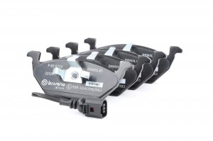 P85072X колодки дисковые передние! XTRA, с датчиком\ VW Golf IV,Skoda Octavia 1. P85072X BREMBO