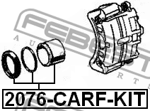 Поршень суппорта 2076-CARF-KIT 2076-CARF-KIT FEBEST