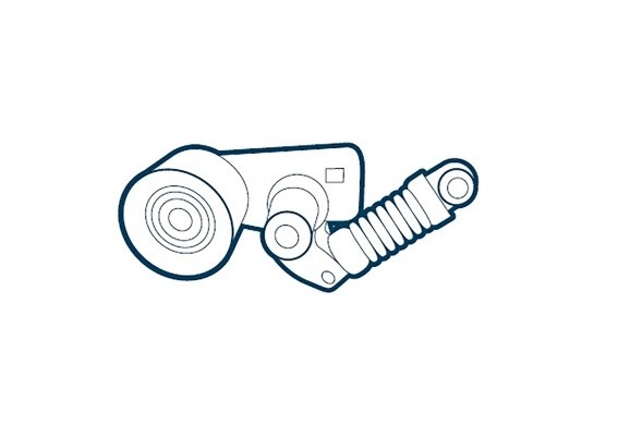 Натяжитель ремня не применять для OE 2863219 05 2050 DC9000 OE GERMANY