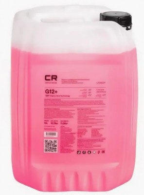 Антифриз красный -40C 10л/10.74кг G12+ OAT флуоресцентный CARVILLE RACING L2018209 CARVILLE RACING