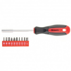 Отвертка с набором бит CrV 11 предметов MATRIX 11453 MATRIX