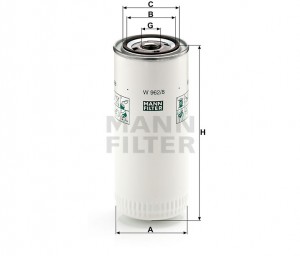 Фильтр масляный W962/8 W 962-8 MANN FILTER