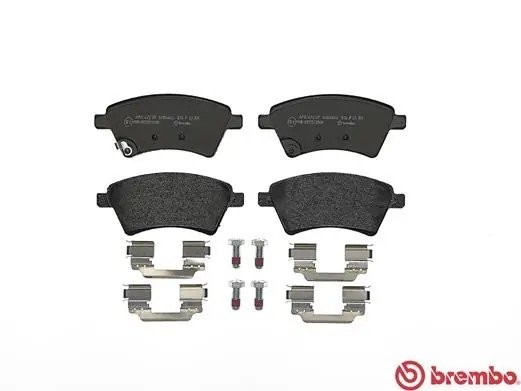 P23105 1215 01 [5581079J00] !колодки дисковые п.\ Fiat Sedici, Suzuki SX4 1.5i/1 P23105 BREMBO