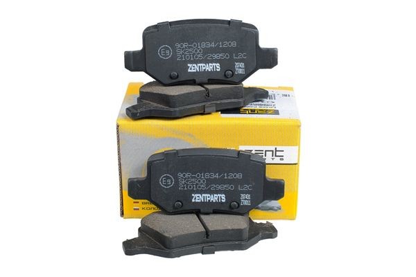 колодки дисковые задние!\ MB W168 1.9/2.1 99>/Vaneo 1.6i-1.7CDi 01> Z07431 ZENTPARTS