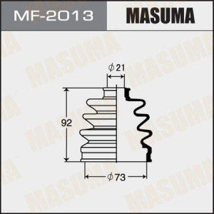 Пыльник ШРУСа MAZDA 323 наружного левого MASUMA MF-2013 MASUMA
